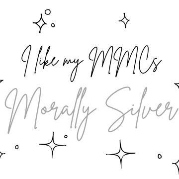 Morally Silver Sticker