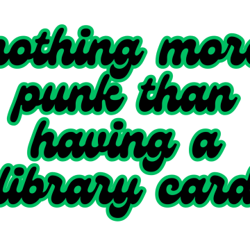 Library Card Sticker